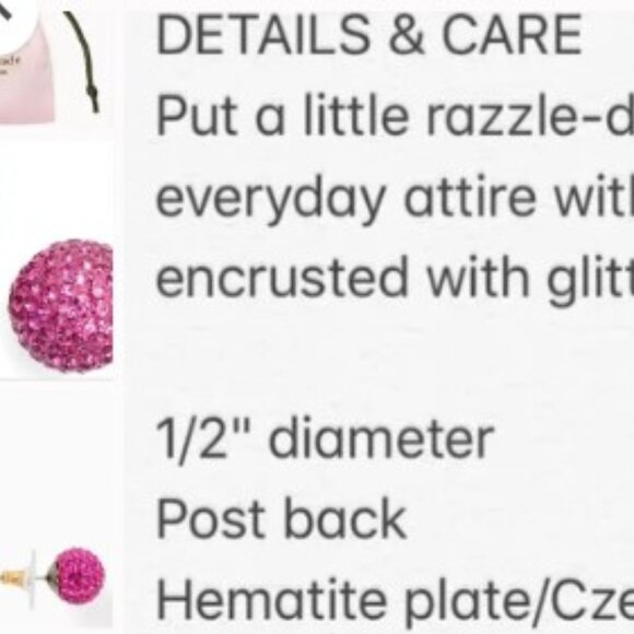 kate spade earrings - Picture 3 of 3